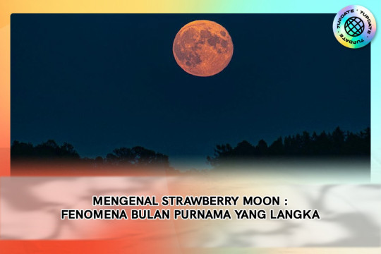 Mengenal Strawberry Moon: Fenomena Bulan Purnama Yang Langka