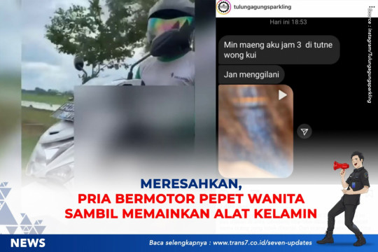Meresahkan, Pria Bermotor Pepet Wanita Sambil Memainkan Alat Kelamin