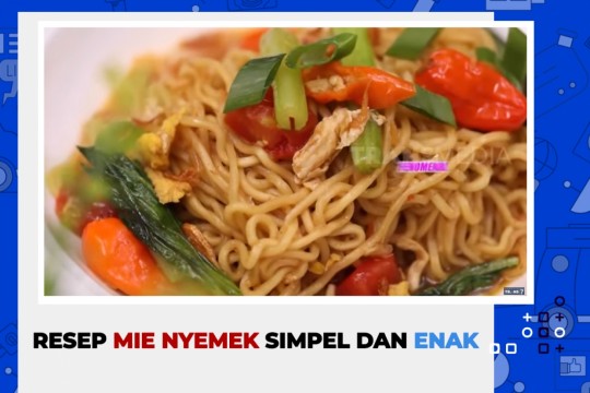 Resep Mie Nyemek Viral