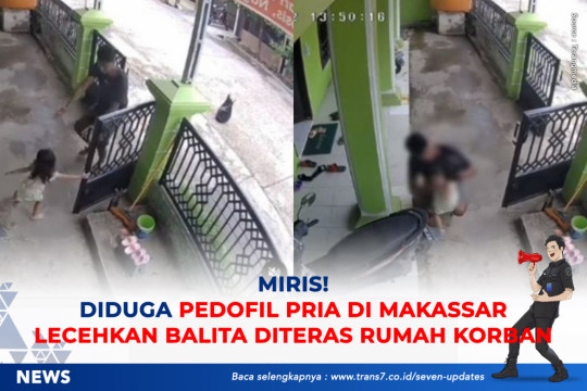 Miris! Diduga Pedofil Pria Di Makassar Lecehkan Balita Diteras Rumah Korban