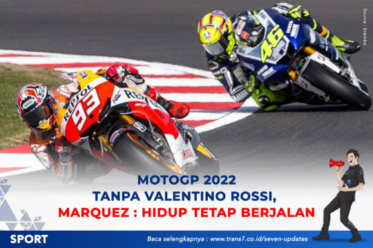 MotoGP 2022 Tanpa Valentino Rossi, Marquez : Hidup Tetap Berjalan