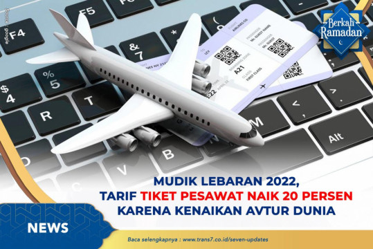 Mudik Lebaran 2022, Tarif Tiket Pesawat Naik 20 Persen Karena Kenaikan Avtur Dunia