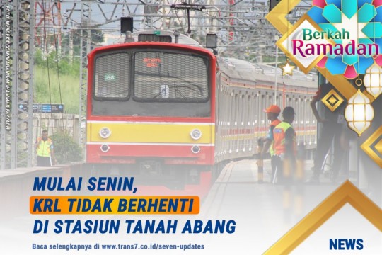 Mulai Senin, KRL Tidak Berhenti Di Stasiun Tanah Abang