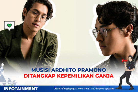 Musisi Ardhito Pramono Ditangkap Kepemilikan Ganja