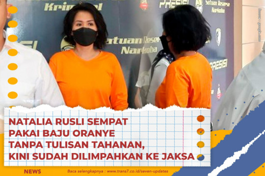 Natalia Rusli Sempat Pakai Baju Oranye Tanpa Tulisan Tahanan, Kini Sudah Dilimpahkan Ke Jaksa