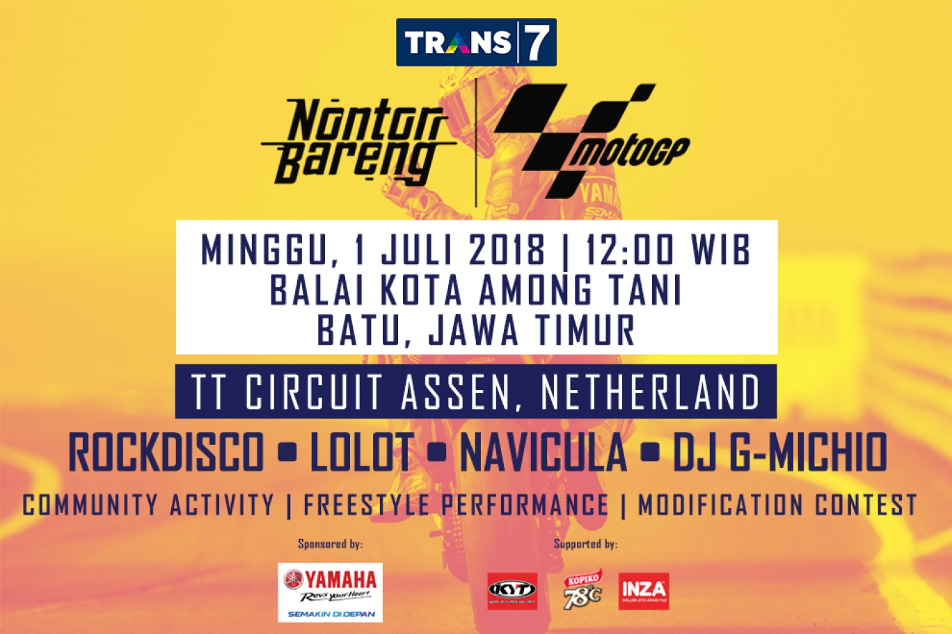 TRANS7 Nonton Bareng MotoGP 2018 Batu