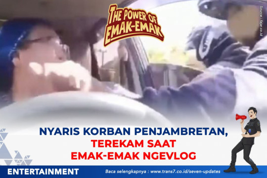 Nyaris Korban Penjambretan, Terekam Saat Emak-emak Ngevlog