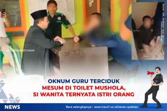 Oknum Guru Terciduk Mesum Di Toilet Mushola , Si Wanita Ternyata Istri Orang