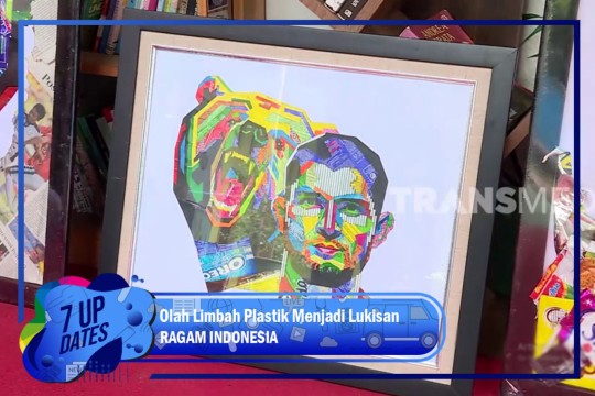 Olah Limbah Plastik Menjadi Lukisan