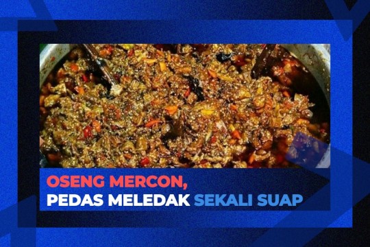 Oseng Mercon, Hidangan Pedas Meledak Sekali Suap