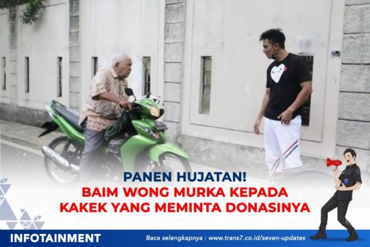 Panen Hujatan! Baim Wong Murka Kepada Kakek Yang Meminta Donasinya