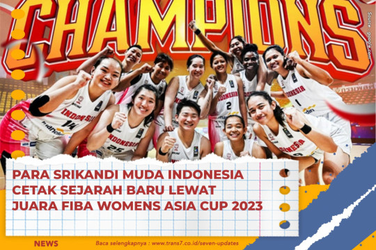Para Srikandi Muda Indonesia Cetak Sejarah Baru Lewat Juara FIBA Womens Asia Cup 2023