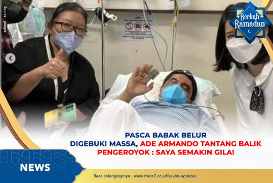 Pasca Babak Belur Digebuki Massa, Ade Armando Tantang Balik Pengeroyok : Saya Semakin Gila!