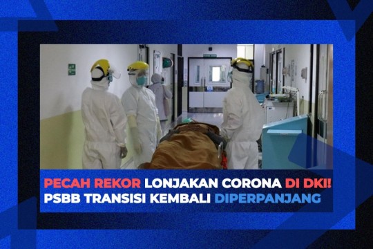 Pecah Rekor Lonjakan Corona Di DKI! PSBB Transisi Kembali Diperpanjang