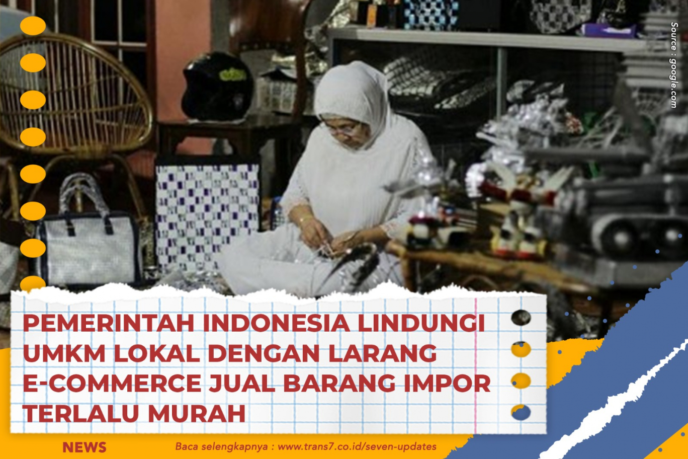 Pemerintah Indonesia Lindungi UMKM Lokal Dengan Larang E-Commerce Jual Barang Impor Terlalu Murah