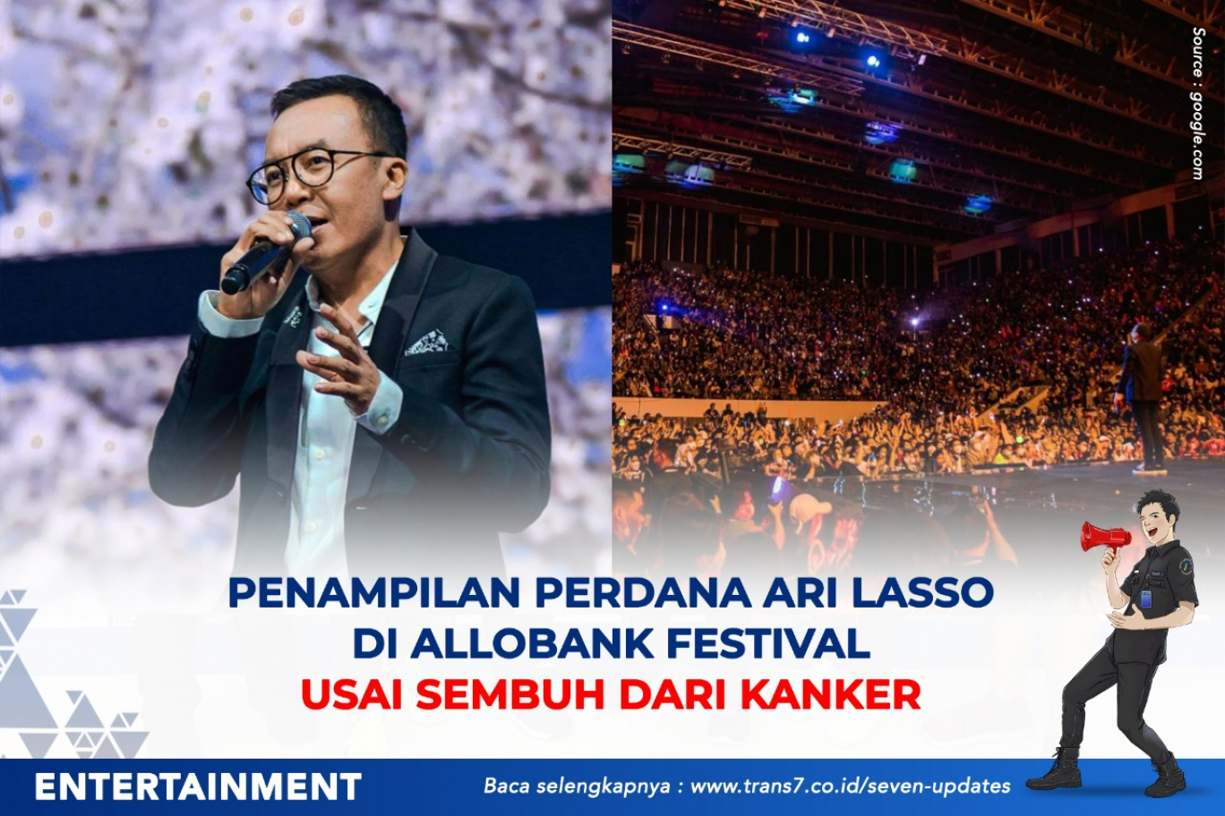 Penampilan Perdana Ari Lasso Di AlloBank Festival Usai Sembuh Dari Kanker