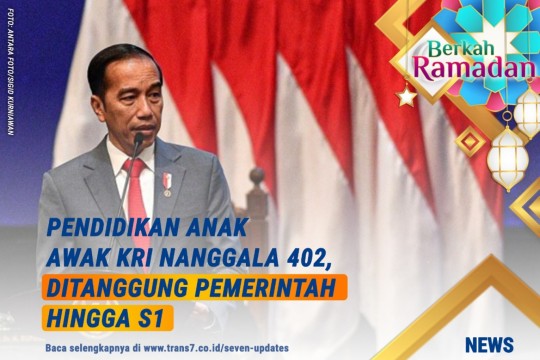 Pendidikan Anak Awak KRI Nanggala-402 Ditanggung Pemerintah Hingga S1