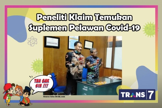 Peneliti Klaim Temukan Suplemen Pelawan Covid-19