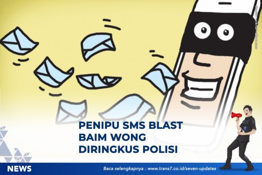 Penipu SMS Blast Baim Wong Diringkus Polisi