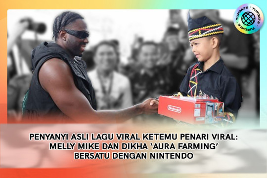 Penyanyi Asli Lagu Viral Ketemu Penari Viral: Melly Mike Dan Dikha ‘Aura Farming’ Bersatu Dengan Nintendo