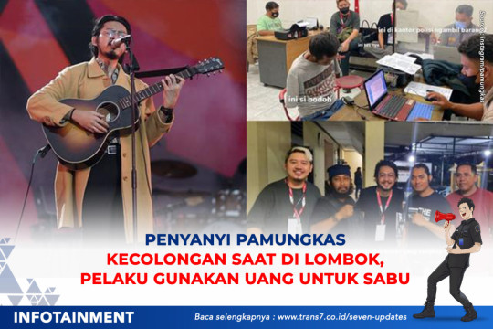 Penyanyi Pamungkas Kecolongan Saat Di Lombok, Pelaku Gunakan Uang Untuk Sabu