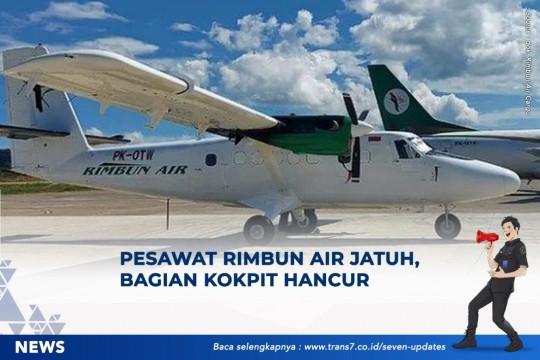 Pesawat Rimbun Air Jatuh, Bagian Kokpit Hancur