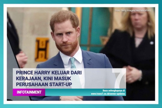 Prince Harry Keluar Dari Kerajaan, Kini Masuk Perusahaan Start-Up