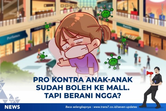 Pro Kontra Anak-anak Sudah Boleh Ke Mall. Tapi Berani Ngga?