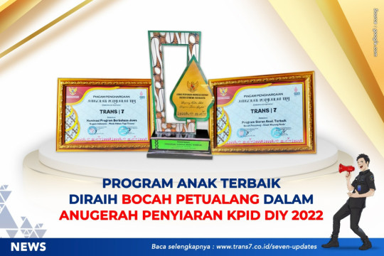Program Anak Terbaik Diraih Bocah Petualang Dalam Anugerah Penyiaran KPID DIY 2022