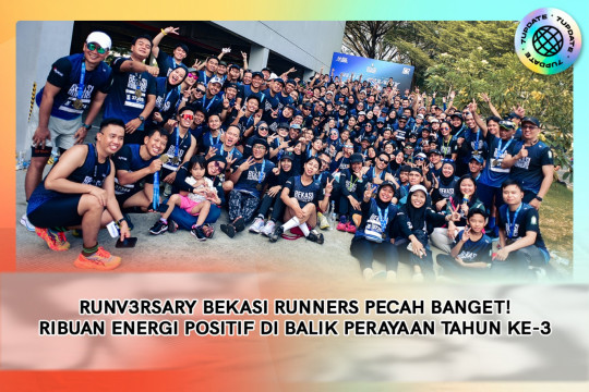 RUNV3RSARY Bekasi Runners Pecah Banget! Ribuan Energi Positif Di Balik Perayaan Tahun Ke-3
