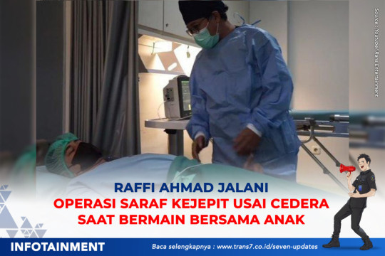 Raffi Ahmad Jalani Operasi Saraf Kejepit Usai Cedera Saat Bermain Bersama Anak