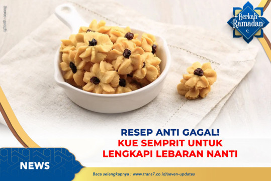Resep Anti Gagal! Kue Semprit Untuk Lengkapi Lebaran Nanti