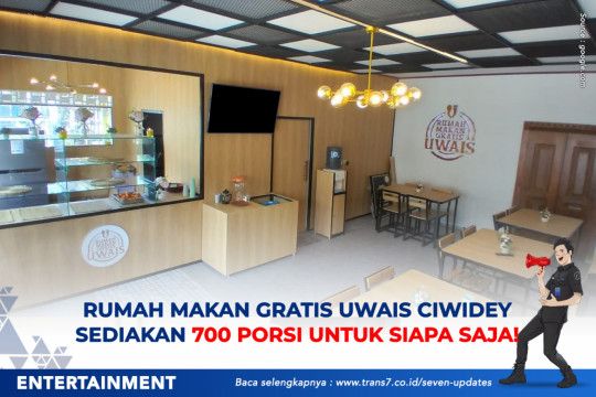 Rumah Makan Gratis Uwais Ciwidey Sediakan 700 Porsi Untuk Siapa Saja!
