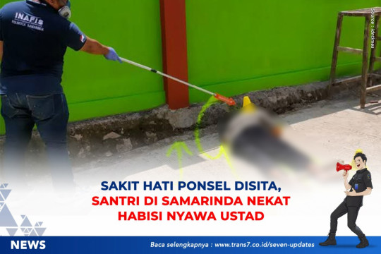 Sakit Hati Ponsel Disita, Santri Di Samarinda Nekat Habisi Nyawa Ustad