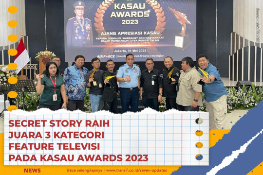 Secret Story Raih Juara 3 Kategori Feature Televisi Pada Kasau Awards 2023