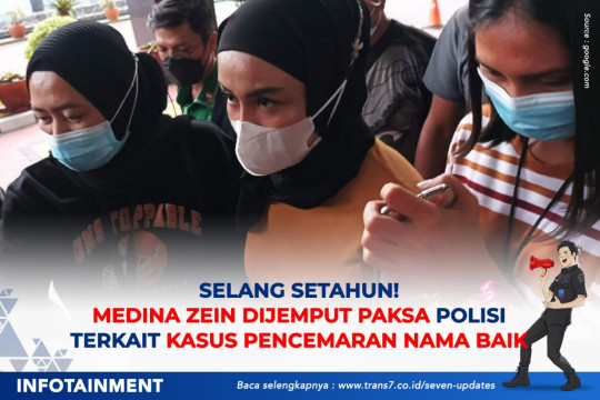 Selang Setahun! Medina Zein Dijemput Paksa Polisi Terkait Kasus Pencemaran Nama Baik