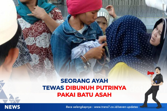 Seorang Ayah Tewas Dibunuh Putrinya Pakai Batu Asah