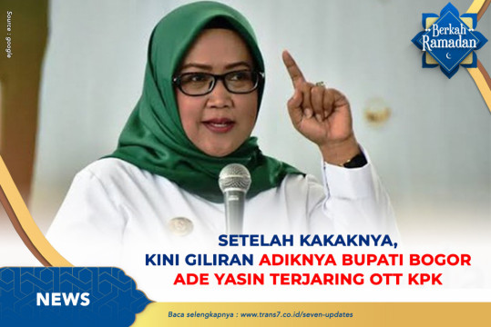 Setelah Kakaknya, Kini Giliran Adiknya Bupati Bogor Ade Yasin Terjaring OTT KPK