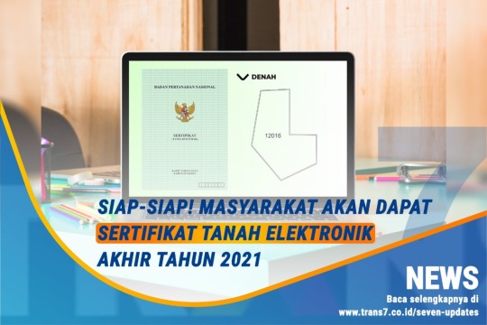 Siap-Siap! Masyarakat Akan Dapat Sertifikat Tanah Elektronik Akhir Tahun 2021