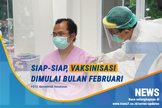 Siap-siap! Vaksinisasi Covid Dimulai Bulan Februari