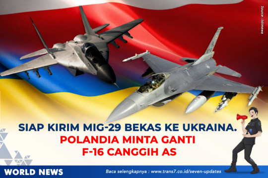 Siap Kirim MiG-29 Bekas Ke Ukraina. Polandia Minta Ganti F-16 Canggih AS