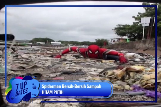 Spiderman Bersih-Bersih Sampah