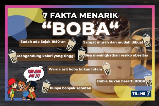 TAU GAK SIH – 7 FAKTA MENARIK BOBA