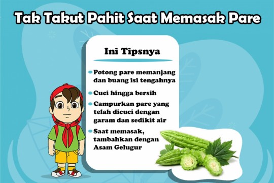 Tak Takut Pahit Saat Memasak Pare