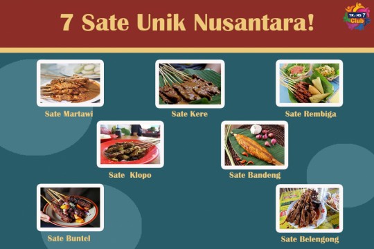 Tau Gak Sih - 7 Sate Unik Nusantara