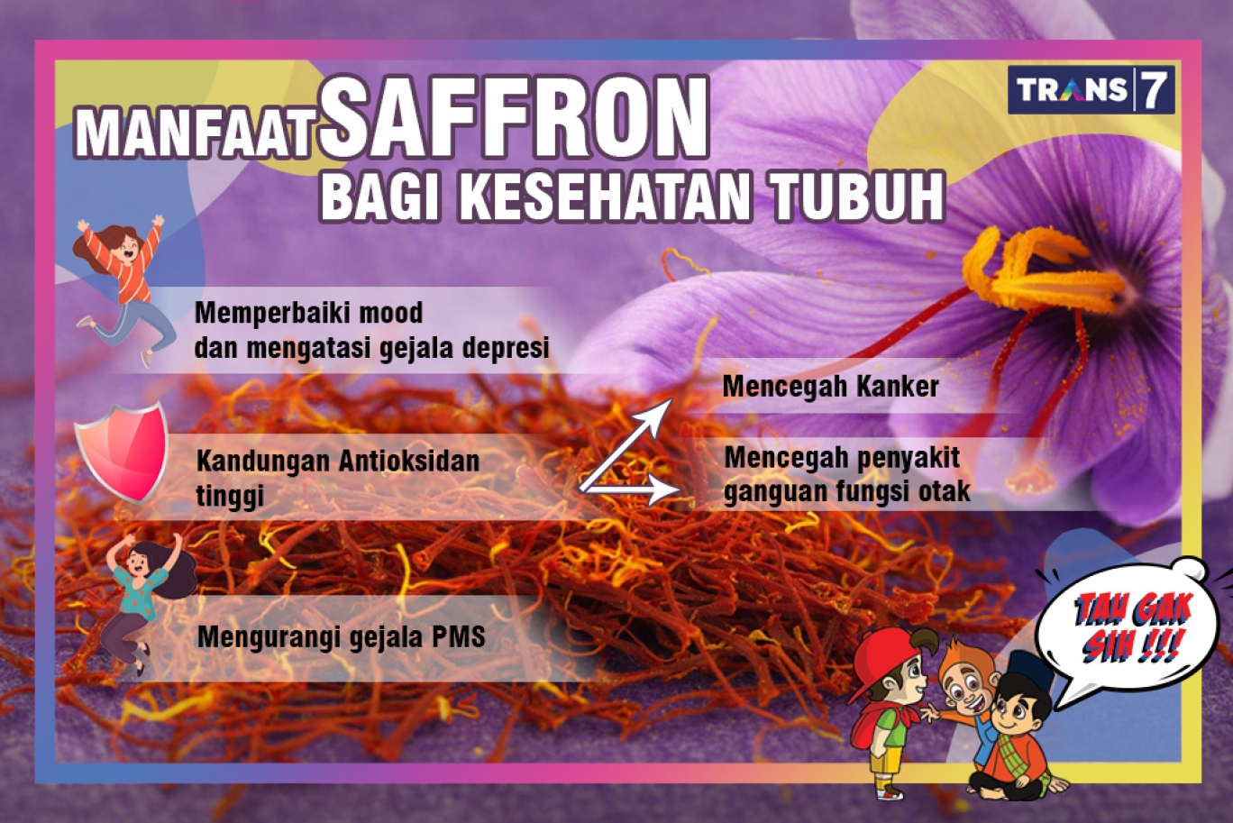 Manfaat Saffron Untuk Otak