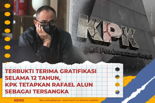 Terbukti Terima Gratifikasi Selama 12 Tahun, KPK Tetapkan Rafael Alun Sebagai Tersangka