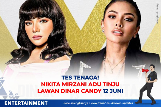 Tes Tenaga! Nikita Mirzani Adu Tinju Lawan Dinar Candy 12 Juni