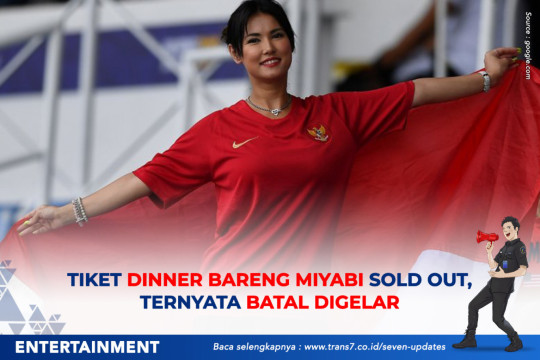 Tiket Dinner Bareng Miyabi Sold Out, Ternyata Batal Digelar