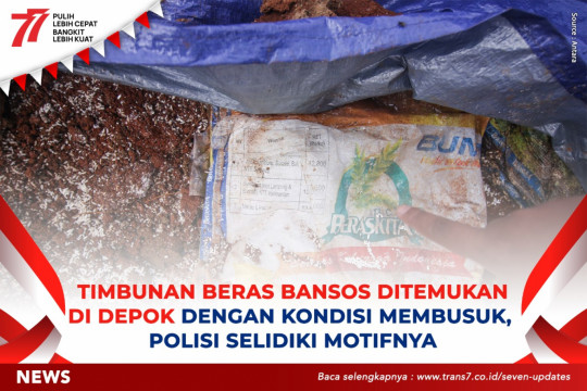 Timbunan Beras Bansos Ditemukan Di Depok Dengan Kondisi Membusuk, Polisi Selidiki Motifnya